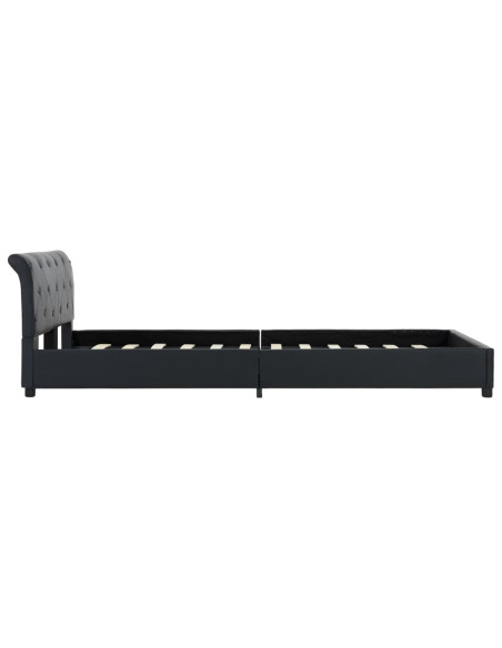 Giroletto Nero in Similpelle 120x200 cm
