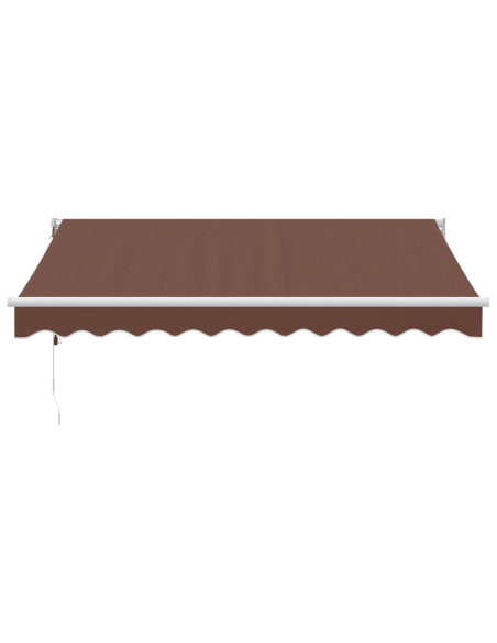 Tenda da Sole Retrattile Automatica Marrone 300x250 cm