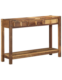 Tavolo consolle con cassetto Marrone 107 x 33 x 76 cm