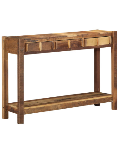 Tavolo consolle con cassetto Marrone 107 x 33 x 76 cm