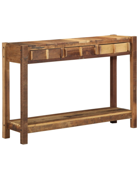 Tavolo consolle con cassetto Marrone 107 x 33 x 76 cm