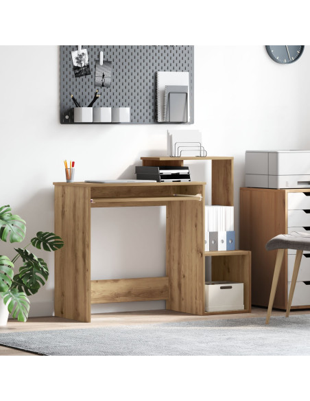 Scrivania per computer in rovere artigianale  Rovere artigianale