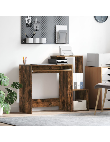 Scrivania per Computer Rovere Affumicato Rovere affumicato