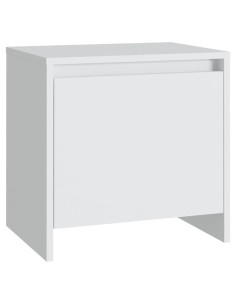 Comodino Bianco 45x34x44,5 cm in Truciolato
