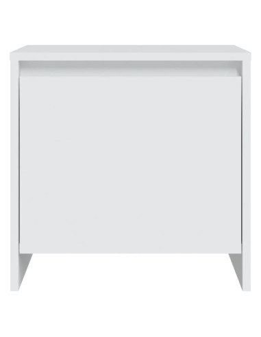 Comodino Bianco 45x34x44,5 cm in Truciolato