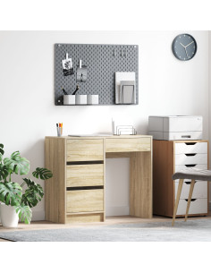 Scrivania Rovere Sonoma 90 x 37.5 x 75 cm Legno multistrato