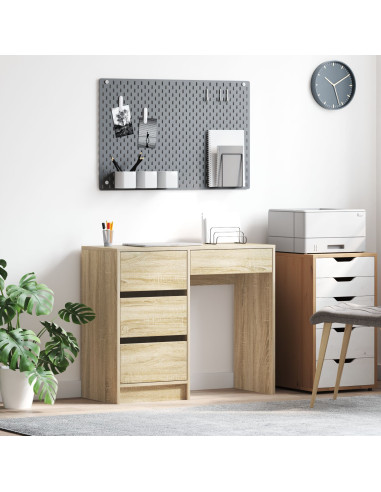 Scrivania Rovere Sonoma 90 x 37.5 x 75 cm Legno multistrato