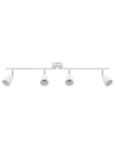 Faretto da soffitto Bianco 25.5 x 8 x 16 cm Metallo