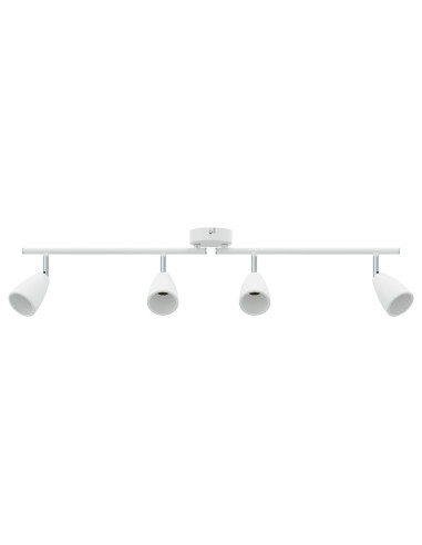 Faretto da soffitto Bianco 25.5 x 8 x 16 cm Metallo
