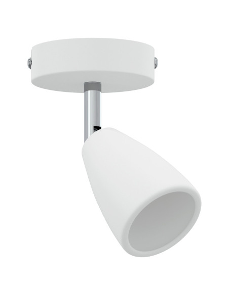 Faretto da soffitto 1 Via Regolabile Bianco GU10