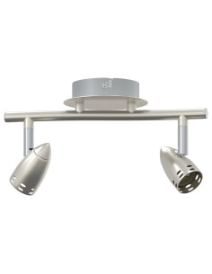 Faretto da soffitto Nichel 27 x 10 x 12 cm Metallo