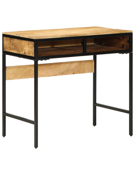 Scrivania  80x50x75 cm in legno massello di mango grezzo