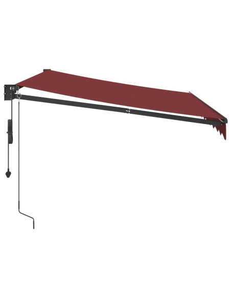 Tenda da Sole Retrattile Automatica Bordò 300x250 cm