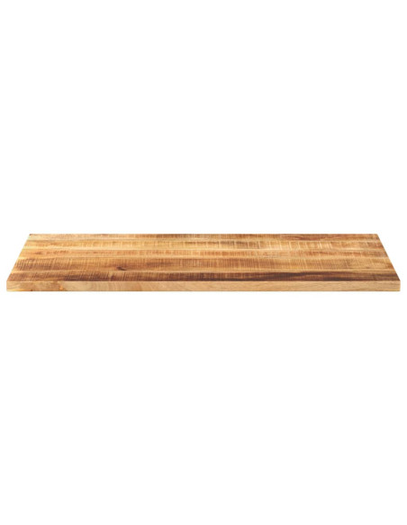 Piano per Tavolo 120x50x2,5cm Rettangolare Legno Mango Grezzo