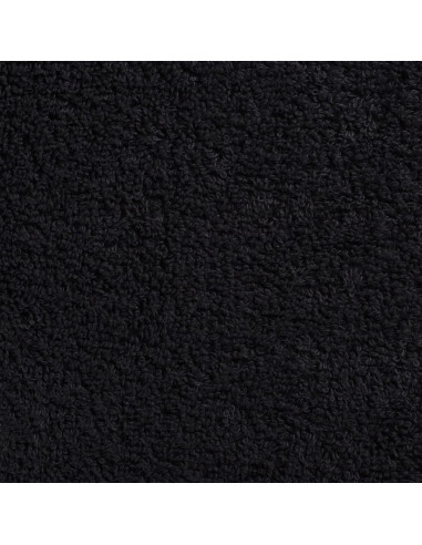 Asciugamani per Ospiti 10 pz Neri 30x50 cm 600 g/m² 100% Cotone