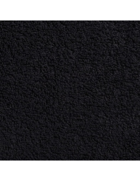 Asciugamani per Ospiti 10 pz Neri 30x50 cm 600 g/m² 100% Cotone