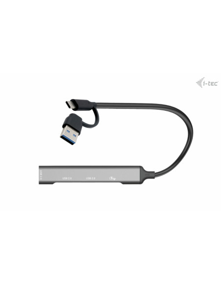 i-tec USB-C/USB-A Metal HUB 1x USB 3.0 + 3x USB 2.0