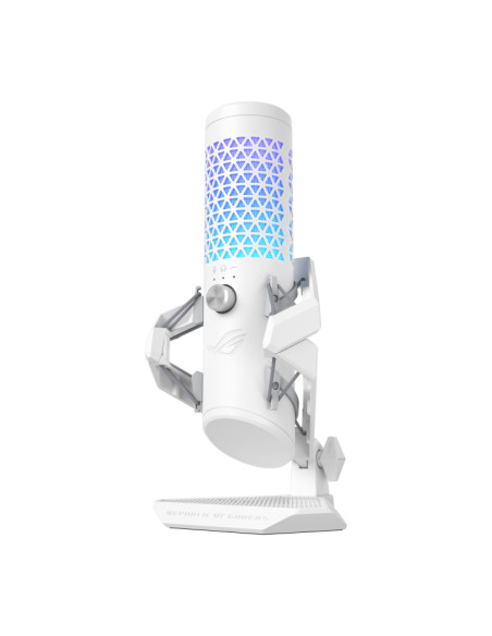 ASUS ROG Carnyx Bianco Microfono da tavolo