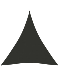 Parasole a Vela Oxford Triangolare 5x7x7 m Antracite
