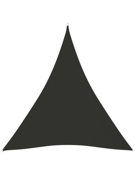 Parasole a Vela Oxford Triangolare 5x7x7 m Antracite