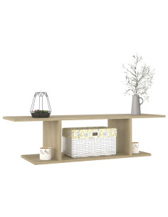 Mobile Porta TV a Parete Rovere Sonoma 103x30x26,5 cm 2