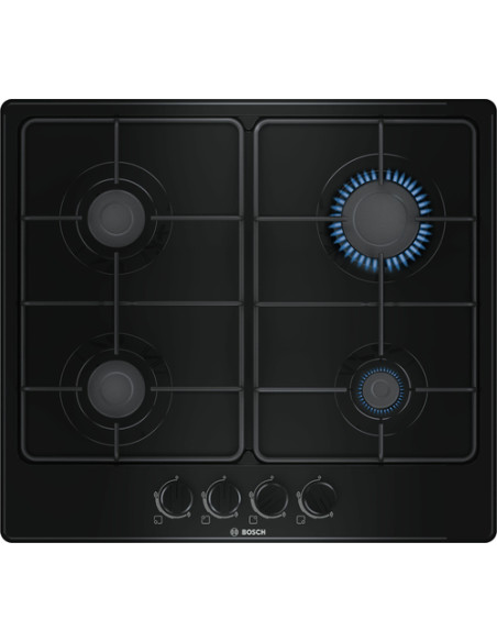 Bosch Serie 4 PGP6B6B80 Piano cottura a gas 60 cm Nero