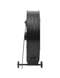 Ventilatore a Tamburo Industriale 77 cm 187,7 W Nero 2