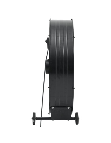 Ventilatore a Tamburo Industriale 77 cm 187,7 W Nero