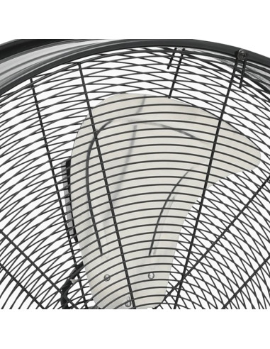 Ventilatore a Tamburo Industriale 77 cm 187,7 W Nero