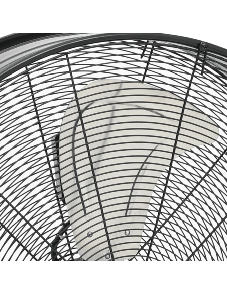 Ventilatore a Tamburo Industriale 77 cm 187,7 W Nero