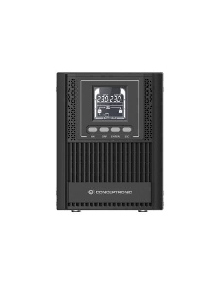 Conceptronic ZEUS52E1K gruppo di continuità (UPS) Doppia conversione (online) 1 kVA 900 W 4 presa(e) AC