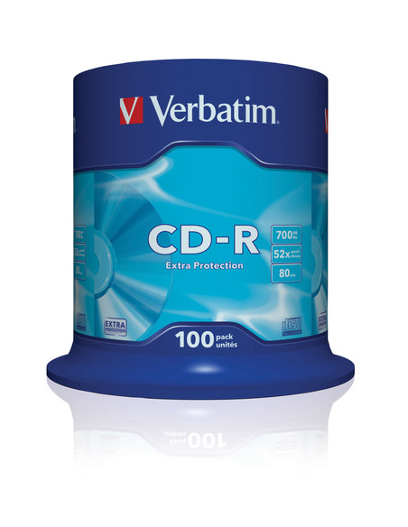 Verbatim CD-R Extra Protection 700 MB 52x 100 pz