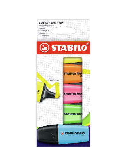 AST5 STABILO BOSS MINI G/A/V/B/R