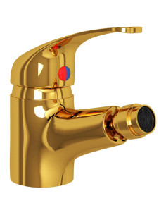 Rubinetto Miscelatore per Bidè Oro 13x12 cm 2