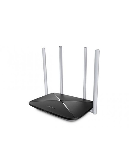 Mercusys AC12 router wireless Dual-band (2.4 GHz/5 GHz) Fast Ethernet Nero