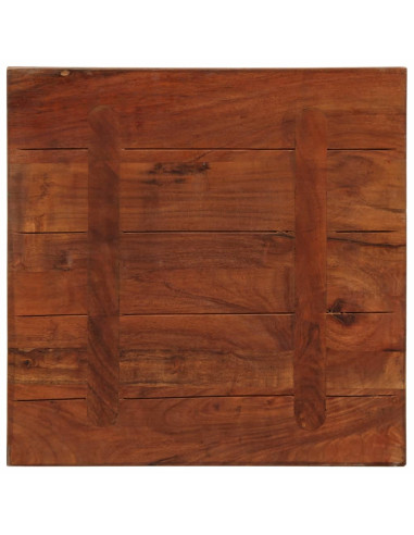 Piano per Tavolo 60x60x3,8 cm Quadrato Legno Massello di Acacia