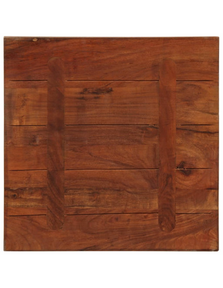 Piano per Tavolo 60x60x3,8 cm Quadrato Legno Massello di Acacia