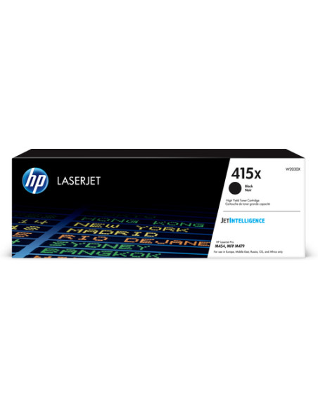 HP Cartuccia toner nero originale LaserJet 415X ad alta capacità