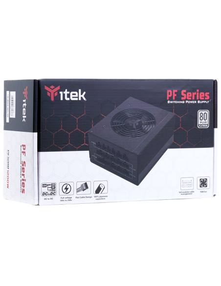 itek Alimentatore PF1200 EVO alimentatore per computer 1200 W 24-pin ATX ATX Nero