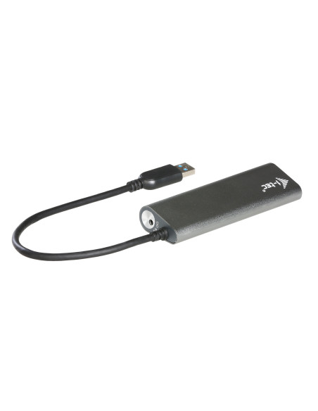 i-tec Metal U3HUB448 hub di interfaccia USB 3.2 Gen 1 (3.1 Gen 1) Type-A 5000 Mbit/s Grigio