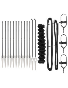 Palo della recinzione Grigio 25 x 1,4 m (maglia 60 x 60 mm)