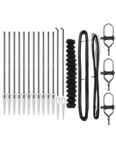 Palo della recinzione Grigio 25 x 1,6 m (maglia 60 x 60 mm)