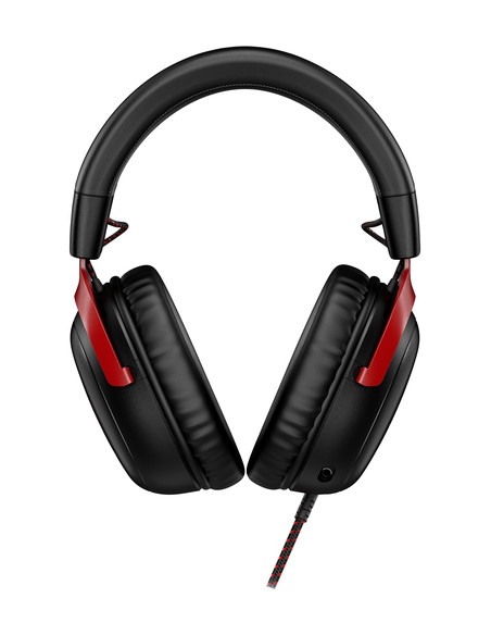 HyperX Cloud III – Cuffie da gaming (nero-rosso)