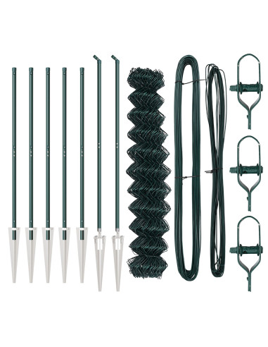 Palo della recinzione Verde 10 x 1,4 m (maglia 60 x 60 mm)