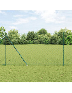 Palo della recinzione Verde 10 x 1,6 m (rete 60 x 60 mm)