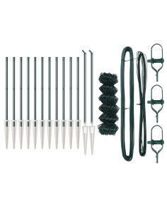 Palo della recinzione Verde 25 x 0,4 m (rete 40 x 40 mm)