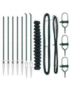 Palo della recinzione Verde 10 x 1,5 m (maglia 40 x 40 mm)