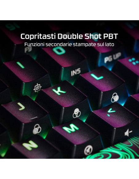 HyperX Alloy Origins 60 – Tastiera meccanica da gaming – HX Red (layout USA)