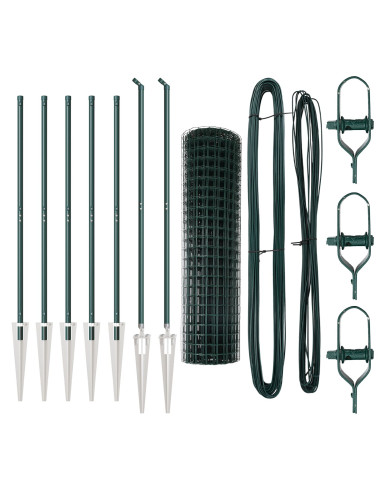 Recinzione con Posto Verde 1 x 10 m Acciaio