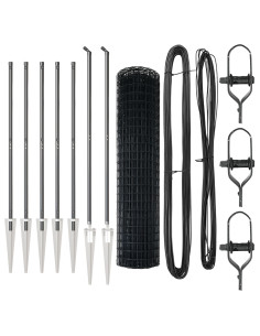 Recinzione con Posto Grigio 1,2 x 10 m Acciaio